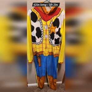 Disney Pixar Toy Story Woody Pajama Size Unknown Fits 5'2 & above ft Tall